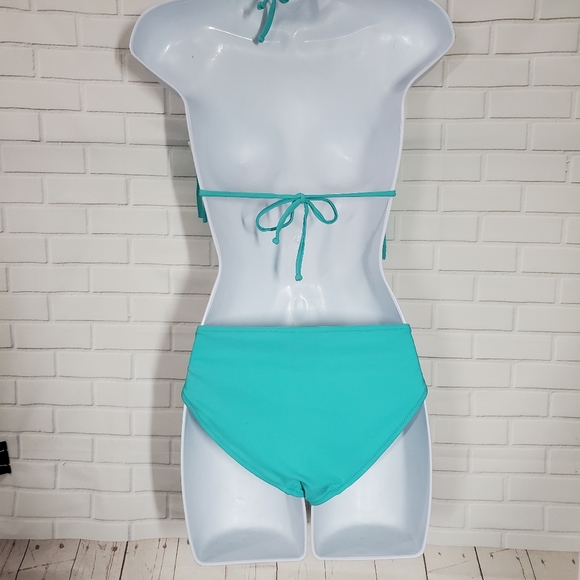 Sheridyn Swim Tuquoise Vlue Green Fringe Western Bikini - Picture 5 of 16